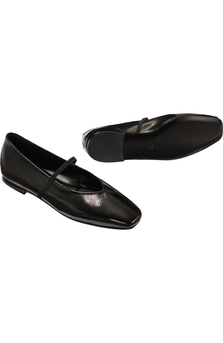 MARGAUX The Phoebe Flats, Alternate, color, Black Crinkle-Gloss Nappa