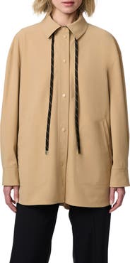 Bernardo Stretch Gabardine Shacket