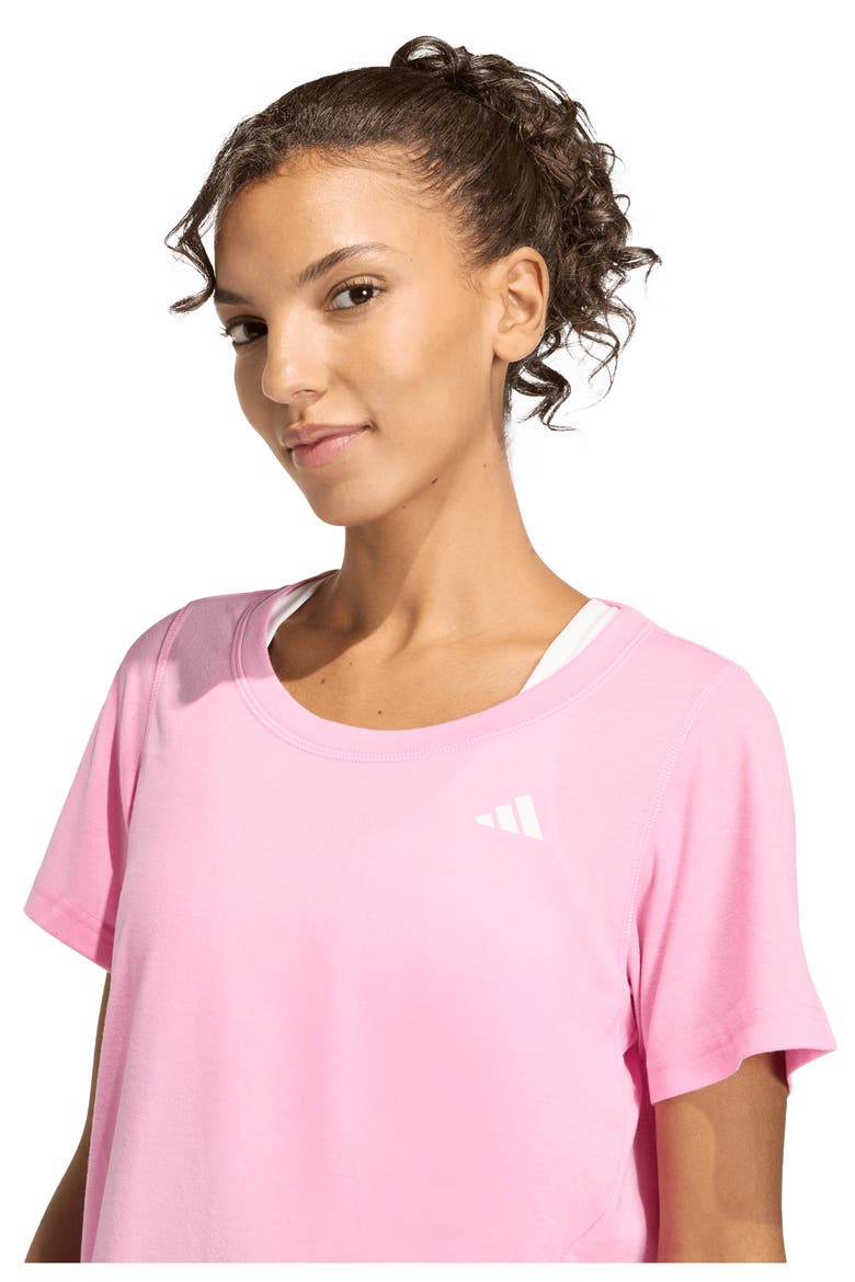 Minimalist Scoop Neck T-Shirt, Alternate, color, ST TROPIC BLOOM/