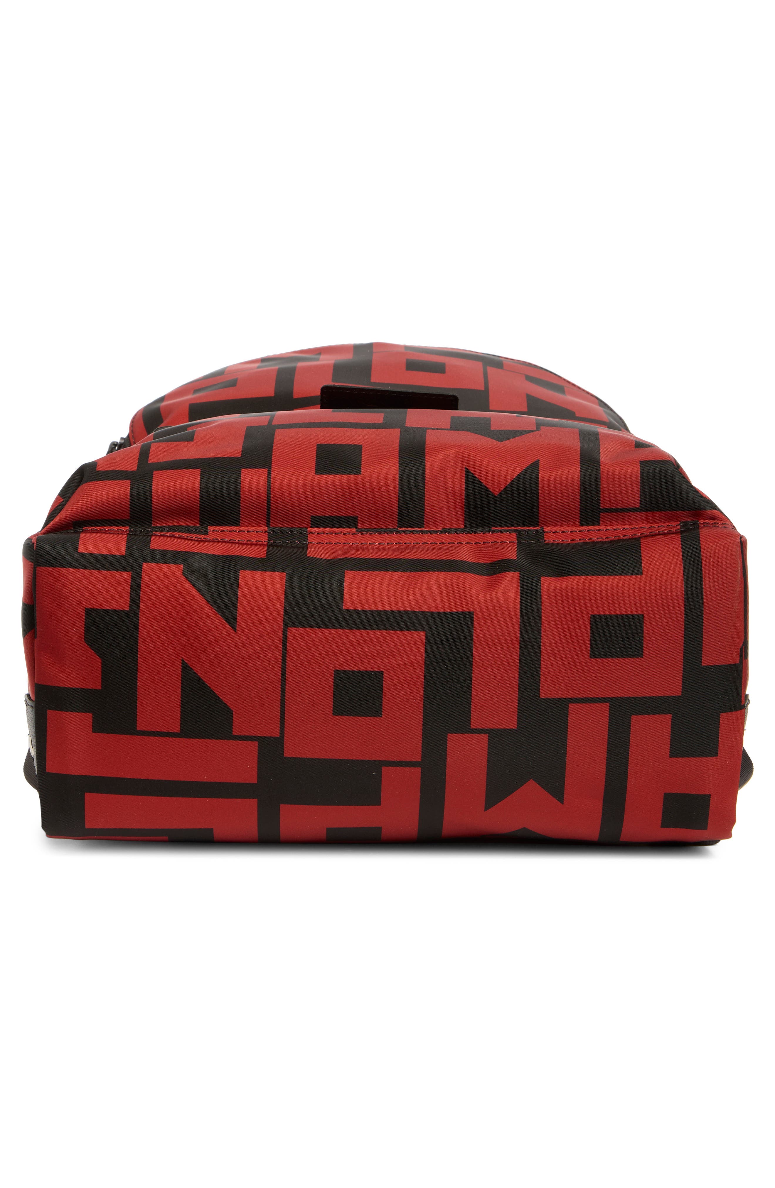 Longchamp Le Pliage Medium Backpack, Alternate, color, Black/ Brick