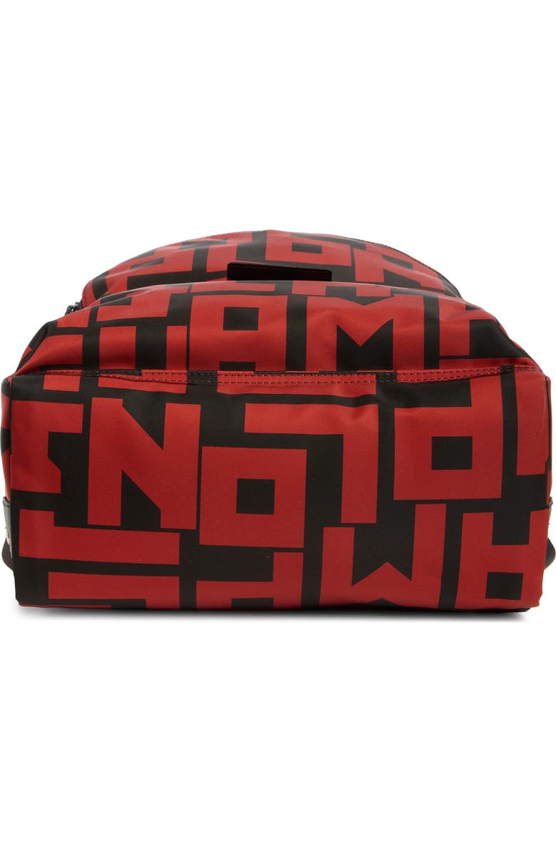 Longchamp Le Pliage Medium Backpack, Alternate, color, Black/ Brick