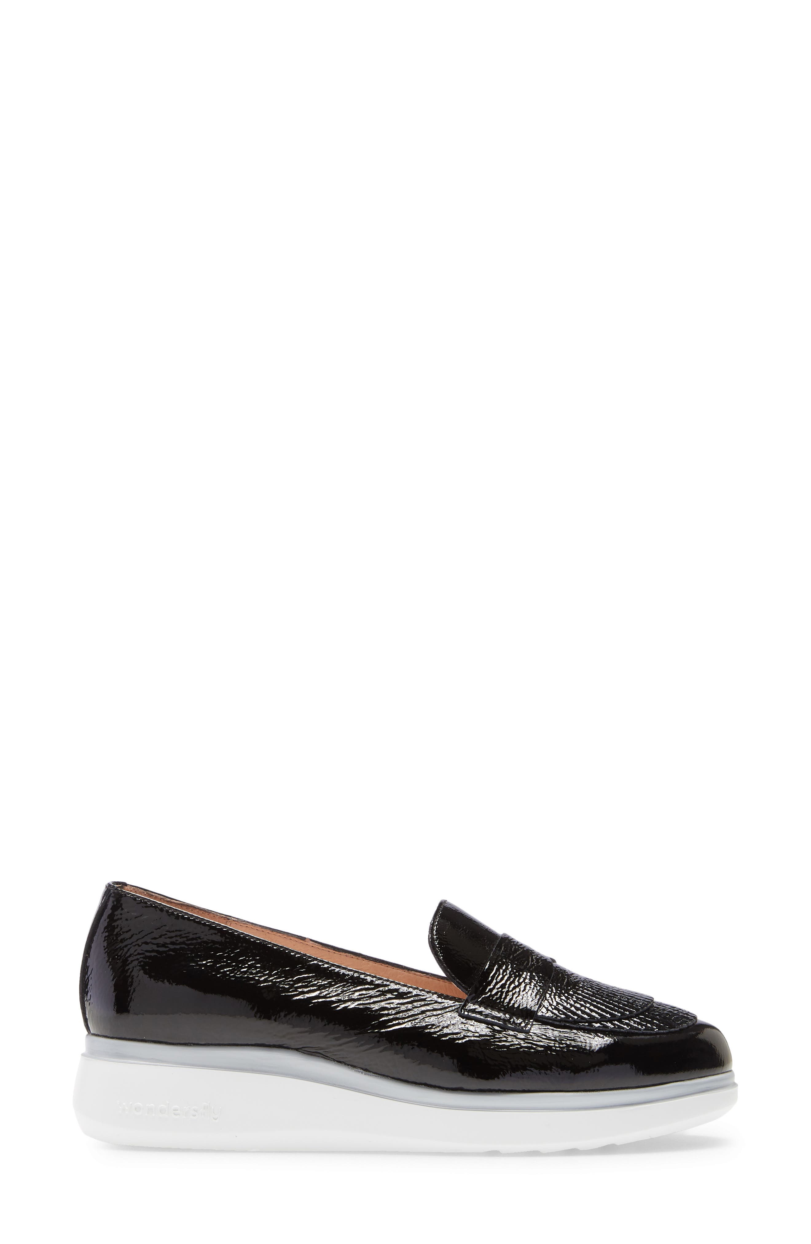 A-9703 Platform Loafer, Alternate, color, BLACK PATENT LEATHER