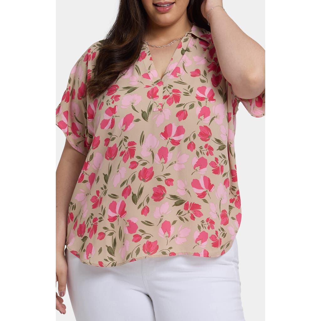 NYDJ NYDJ BECKY GEORGETTE POPOVER TOP