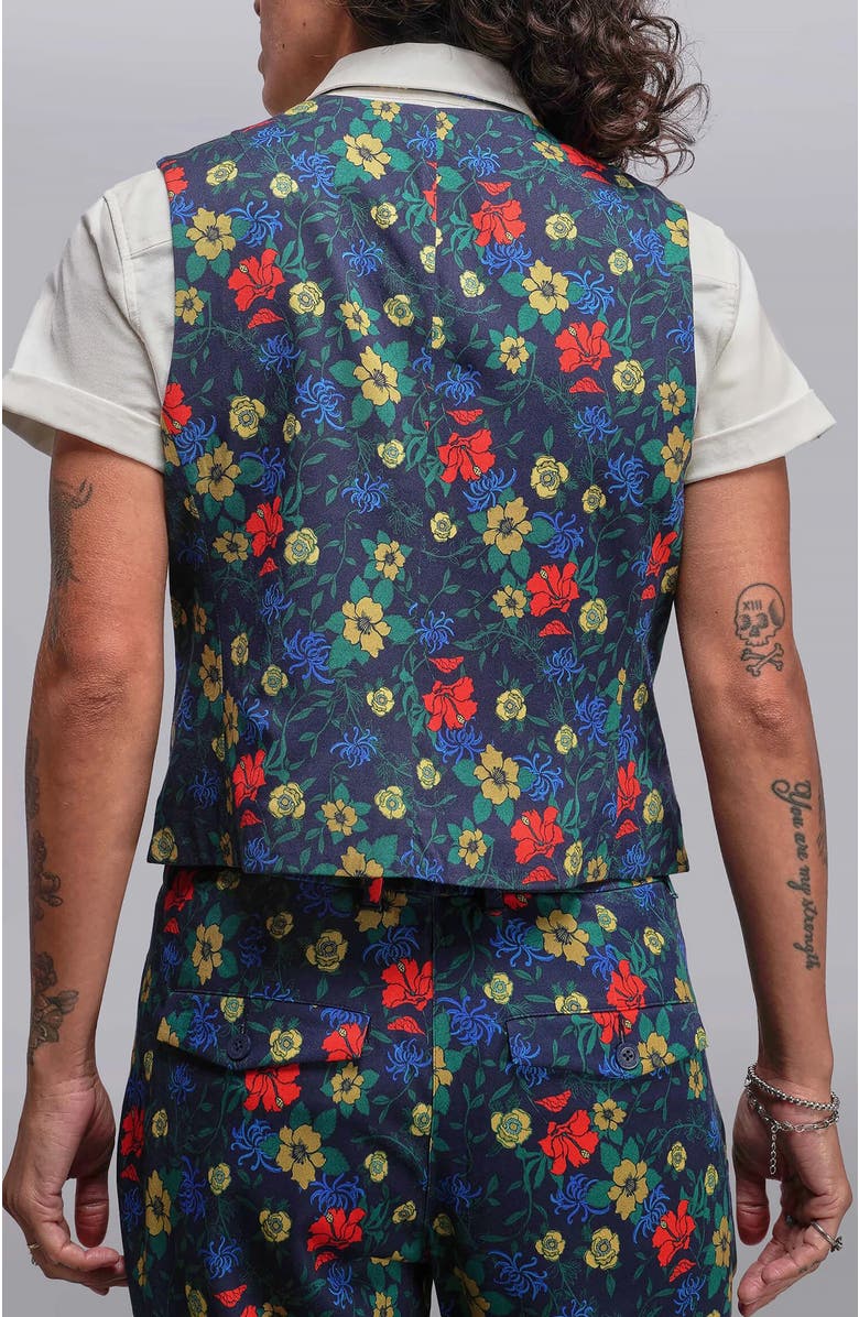 WILDFANG The Empower Vest, Alternate, color, Wildflower Chili
