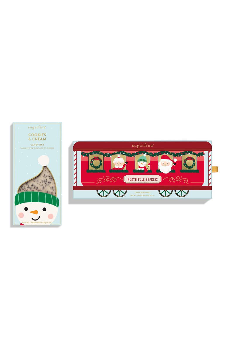 sugarfina North Pole Bento Box & Candy Bar Bundle, Main, color, 