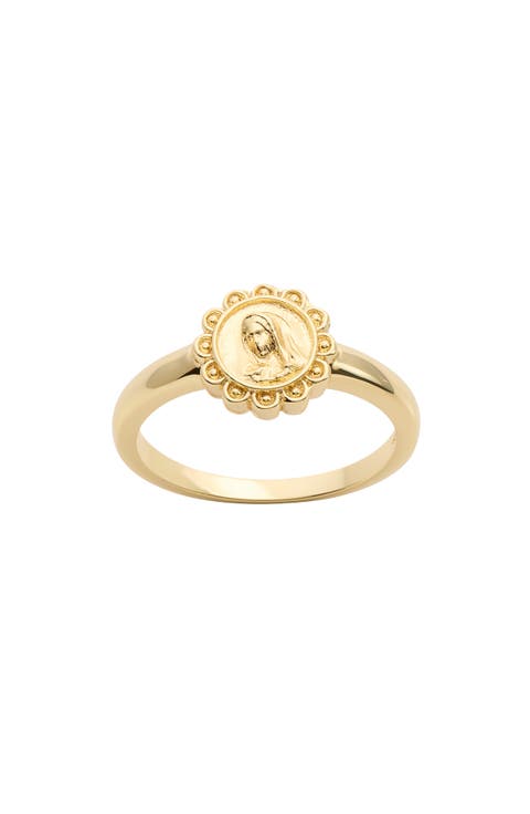 Mary Medallion Ring