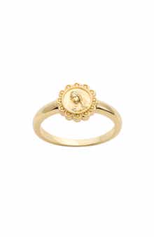 Mary Medallion Ring