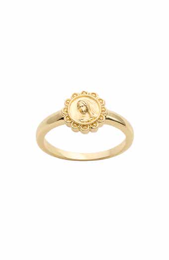 Mary Medallion Ring