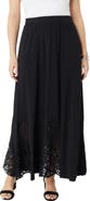 Roaman's Ultrasmooth® Fabric Lace Maxi Skirt