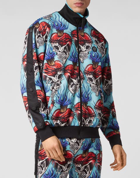 Triacetate Jogging Tracksuit Top/trousers Love Tattoo Men