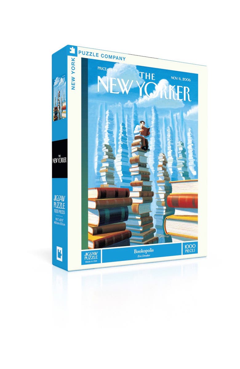 NEW YORK PUZZLE COMPANY Bookopolis 1000 Piece Puzzle, Alternate, color, NO COLOR