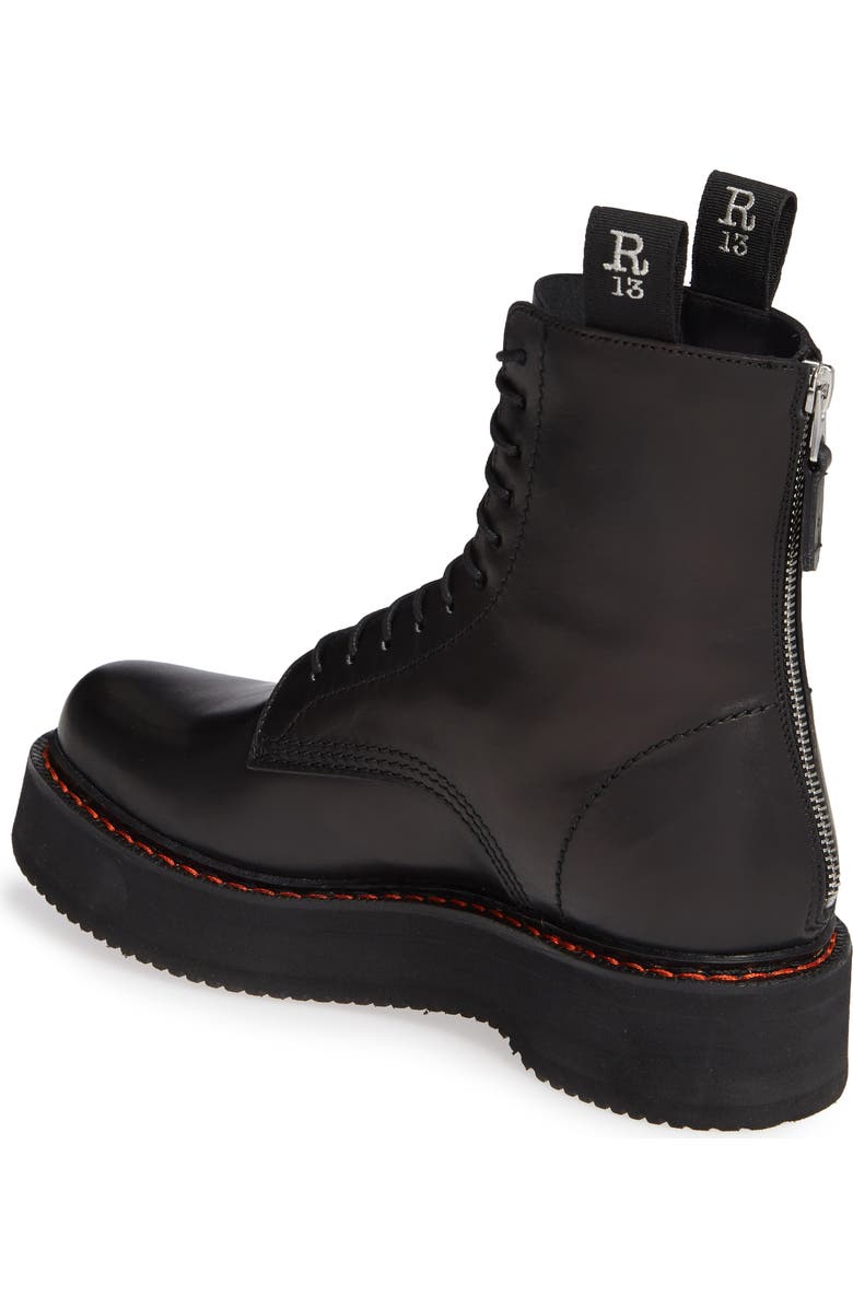 R13 Stack Platform Boot, Alternate, color, Black