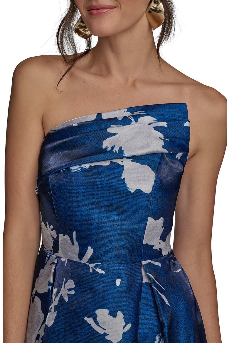 Floral Print Strapless Gown, Alternate, color, MARBELLA MULTI K8Z