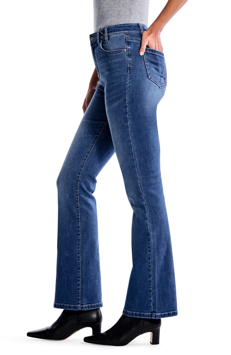 NIC+ZOE High Waist Bootcut Jeans, Alternate, color, Atlantic