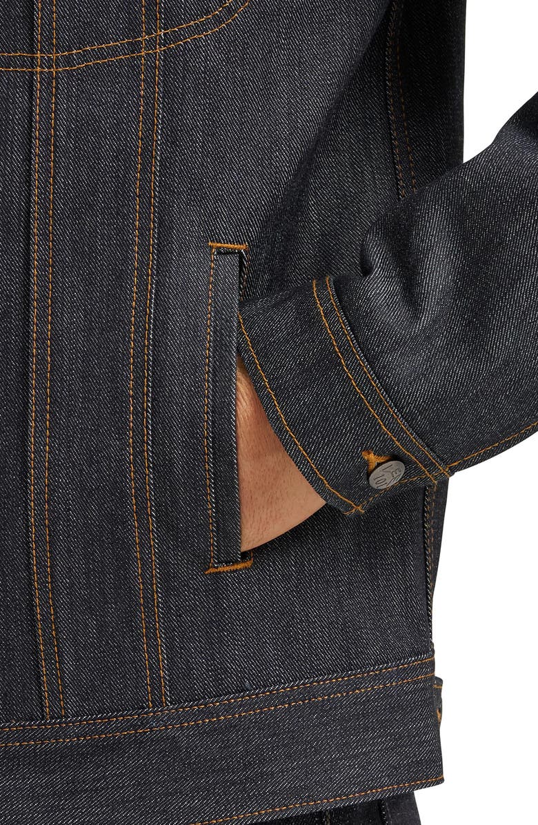 Lee 101 Denim Jacket, Alternate, color, Dry Indigo