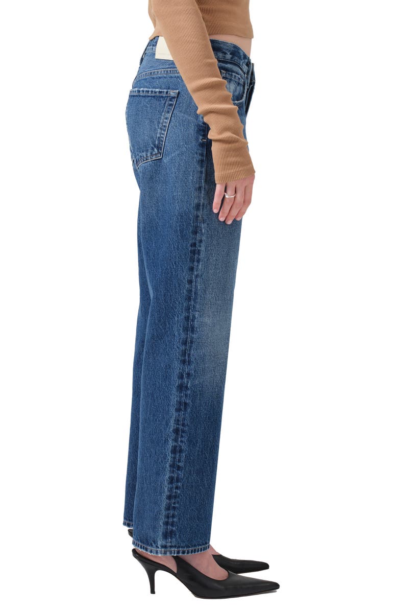 Citizens of Humanity Neve Low Slung Relaxed Distressed Nonstretch Regenerative Cotton Jeans, Alternate, color,