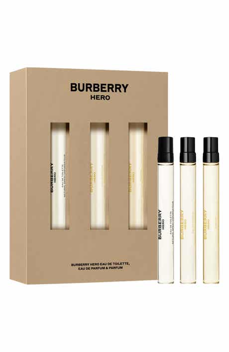 Burberry Hero Men's Fragrance Trio Set $111 Value
