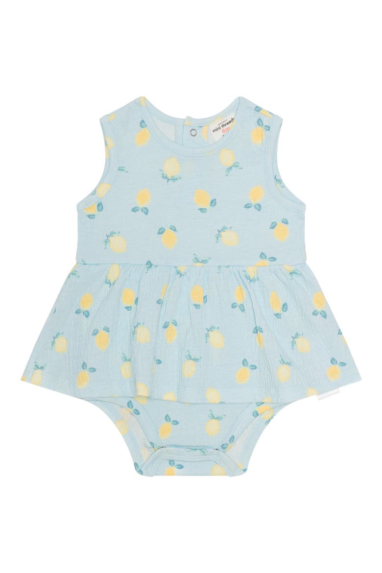 Skirted Bodysuit, Hat & Sunglasses Set, Alternate, color, LEMONS