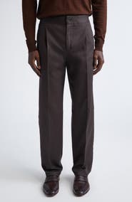 ISAIA New Stretch Cotton & Wool Trousers