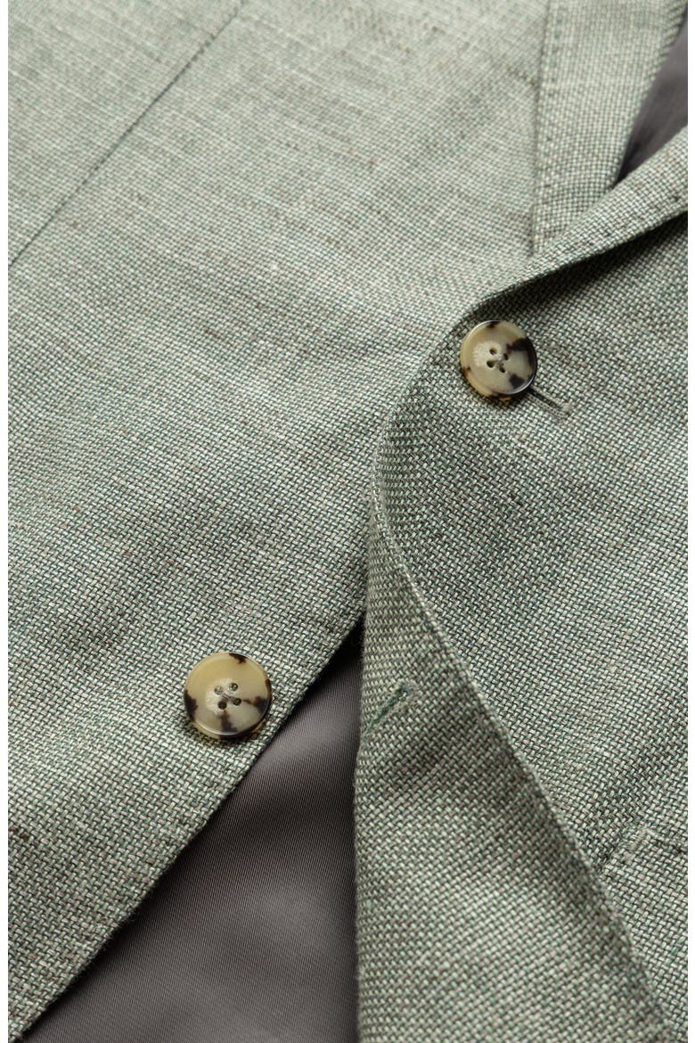 The Cascades Slub Linen & Wool Sport Coat, Alternate, color, SAGE