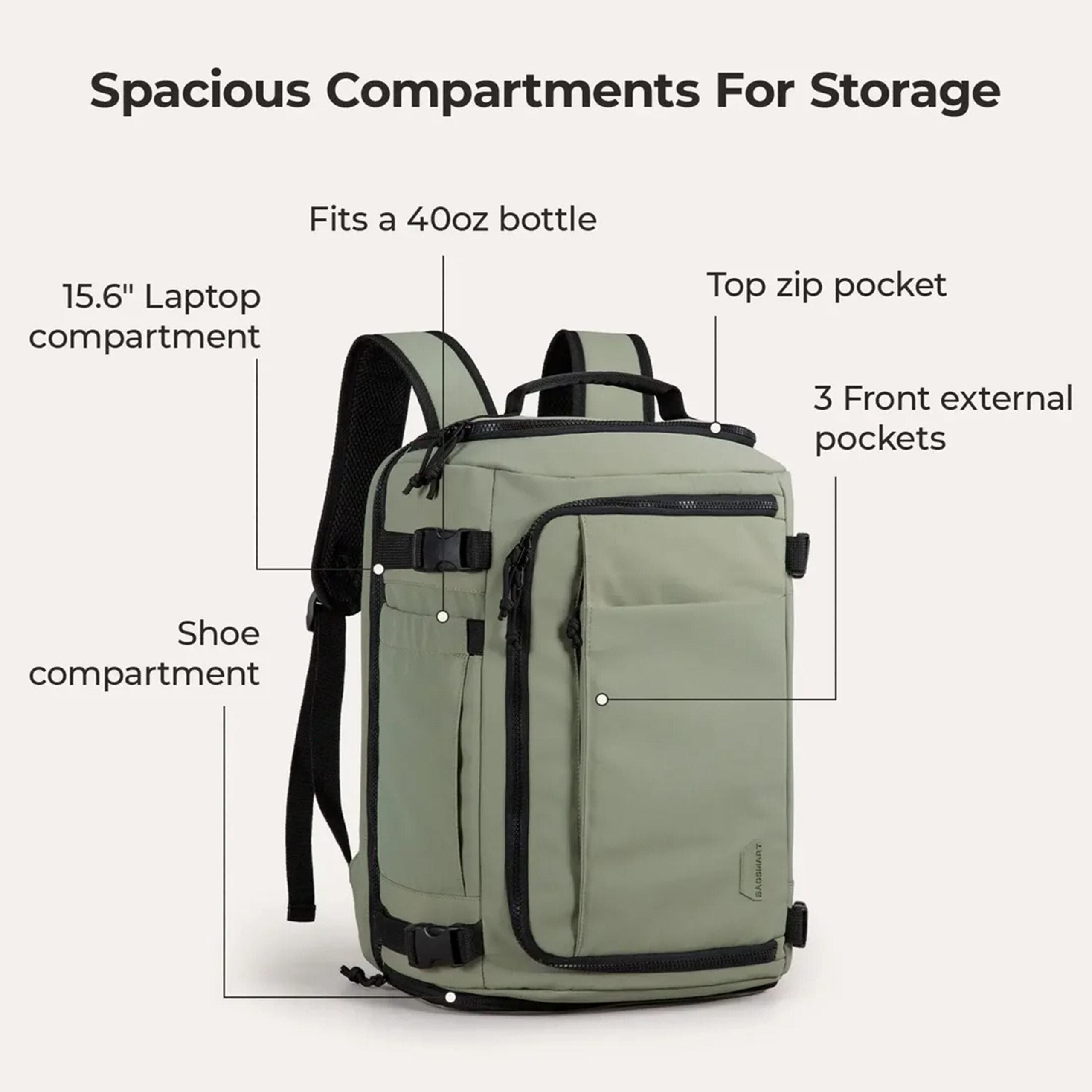 Bagsmart Blast Quick Access Carry On Travel Backpack - 28L-38L Extended |  Nordstrom