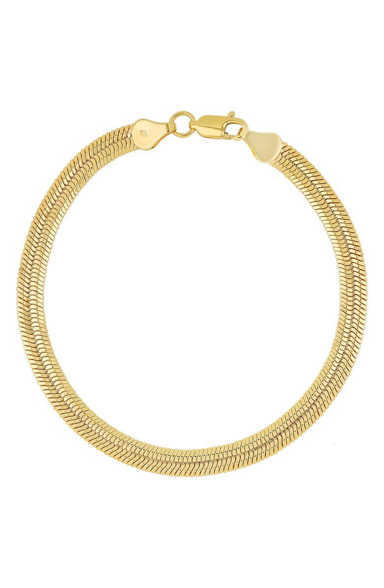 Bony Levy 14K Gold Flat Chain Bracelet, Main, color, 14K Yellow Gold