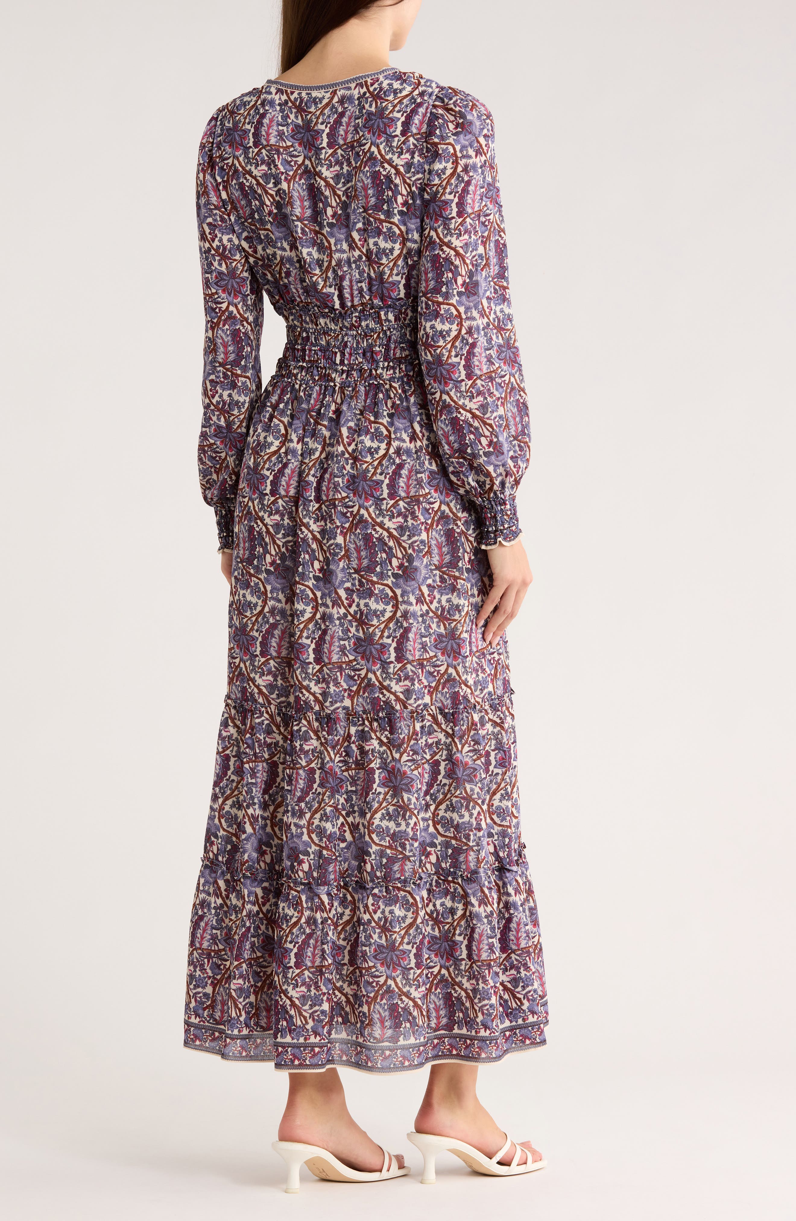 Long Sleeve Tiered Maxi Dress - image 4