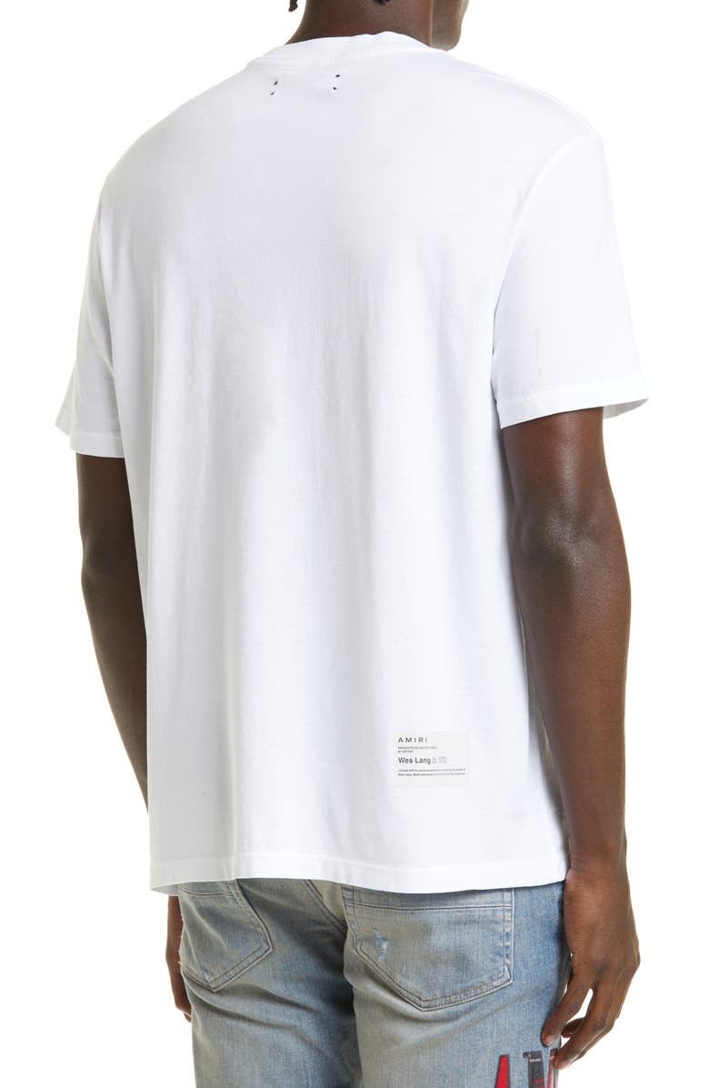 AMIRI x Wes Lang Solar Kings Cotton Graphic Tee, Alternate, color, 