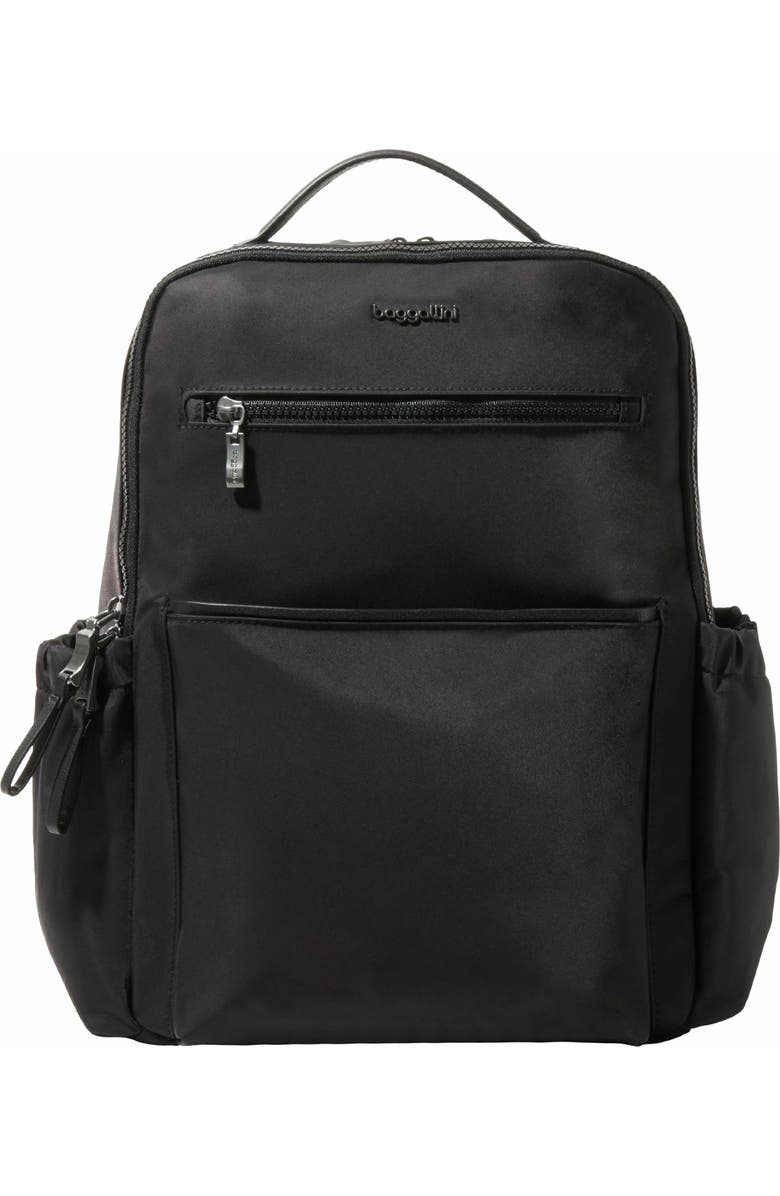 BAGGALLINI Tribeca Expandable Laptop Backpack, Main, color, Black Twill