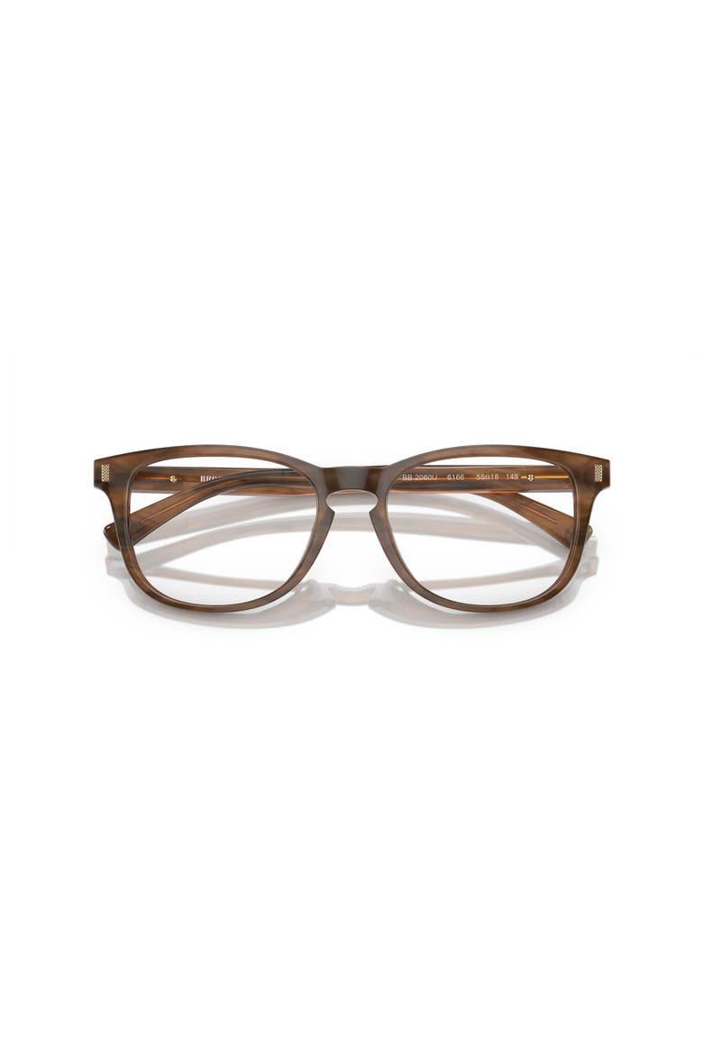 53mm Round optical glasses, Alternate, color, Brown