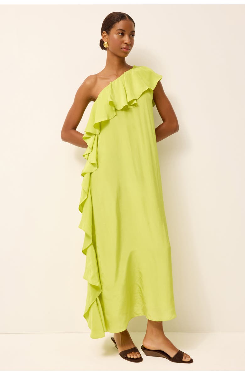 Marie Oliver Mora Dress, Alternate, color, Apple