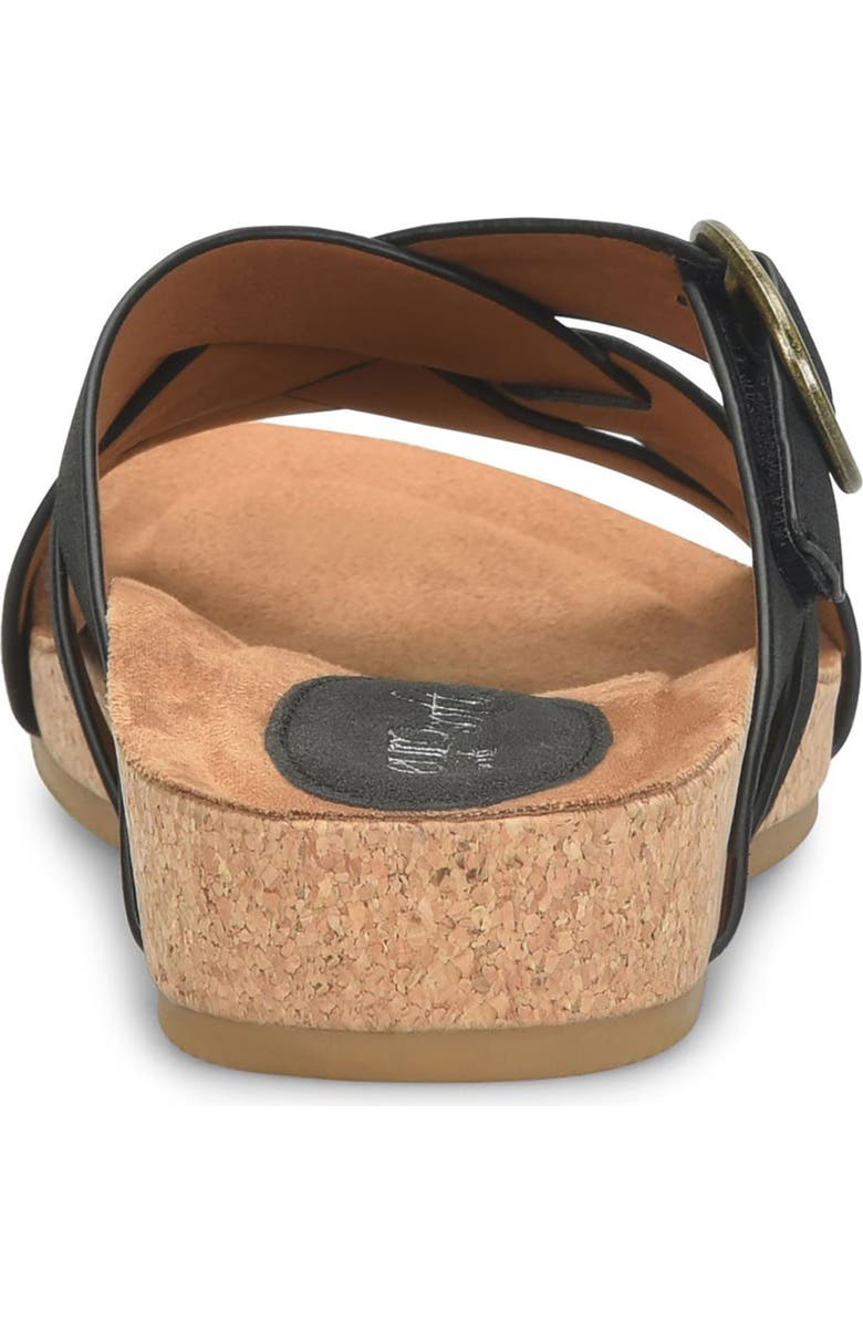 EUROSOFT Grainger Wedge Slide Sandal, Alternate, color, Black