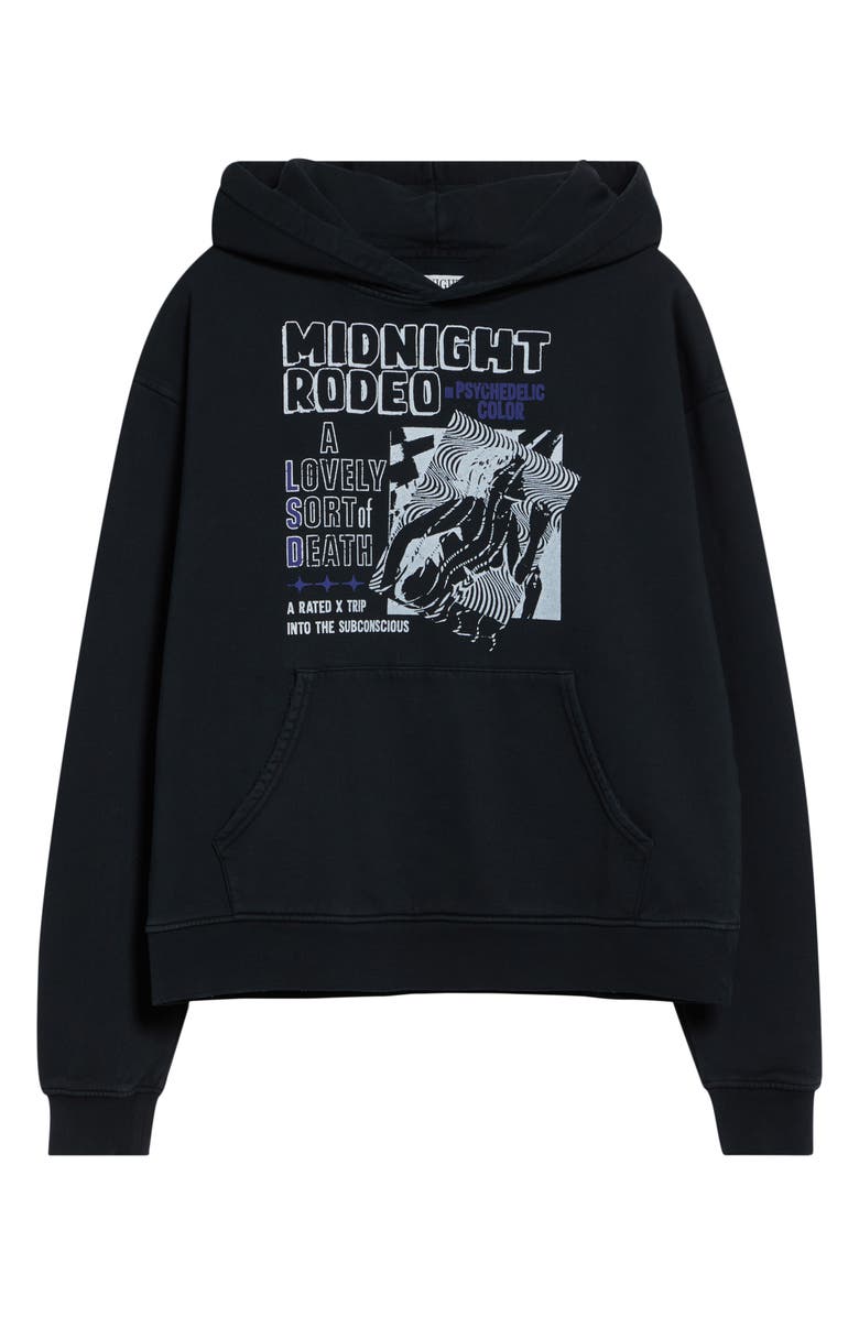 MIDNIGHT RODEO American Exxtasy Graphic Hoodie, Alternate, color, Black