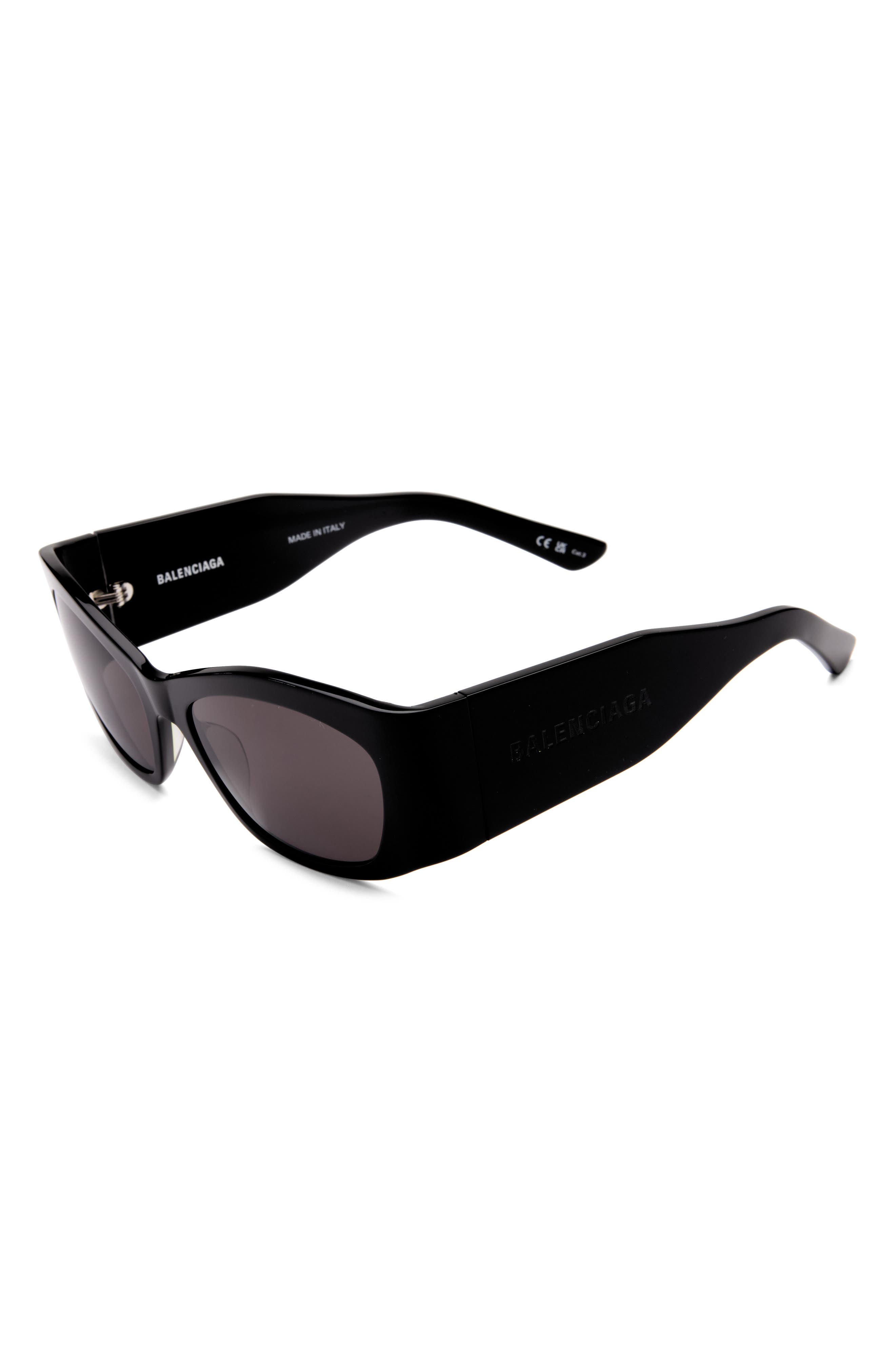 56mm Polarized Square Sunglasses