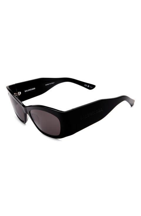 56mm Polarized Square Sunglasses