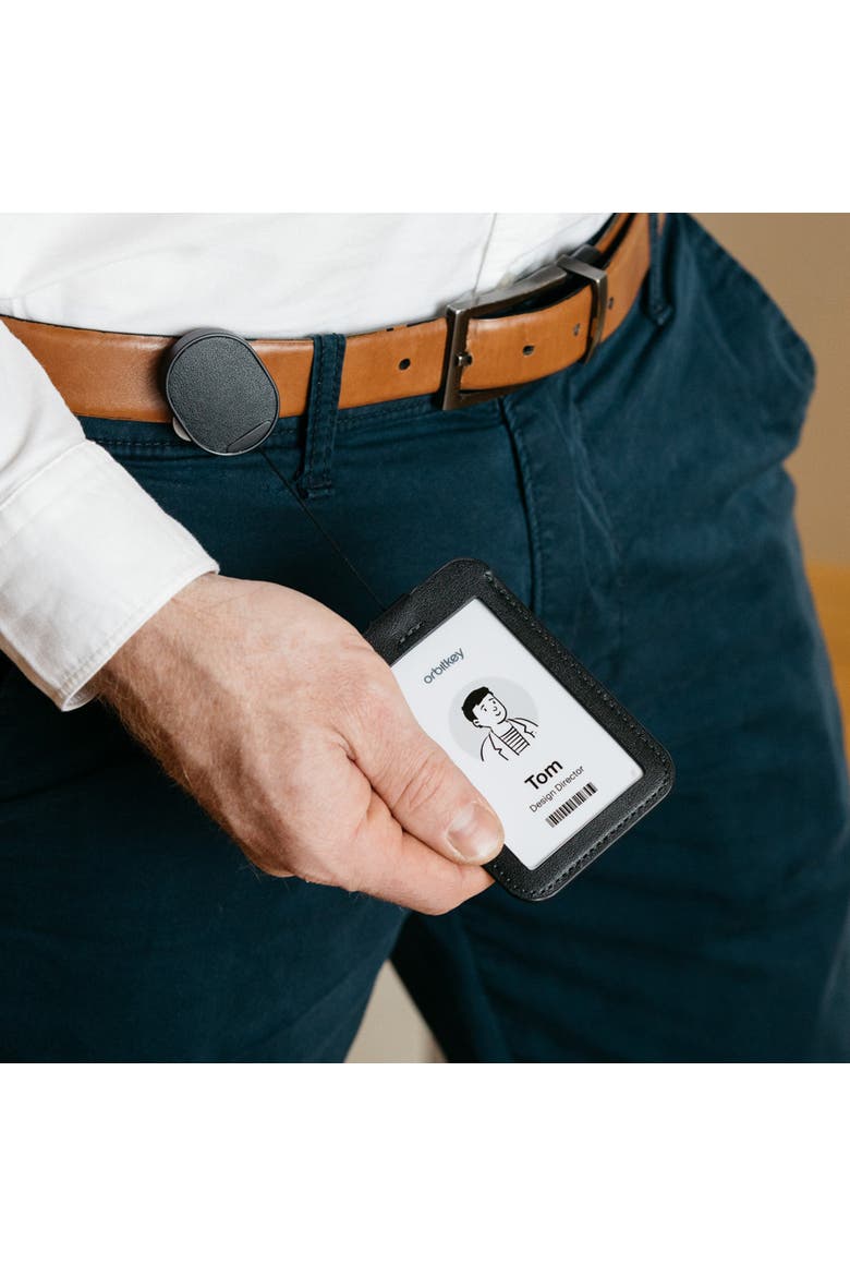 ID Card Holder, Alternate, color, Black