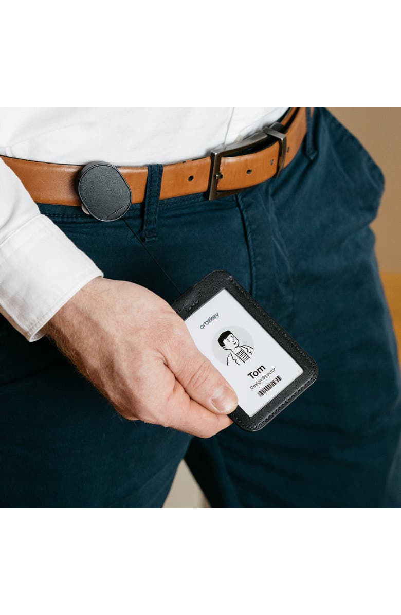 Orbitkey ID Card Holder, Alternate, color, Black