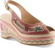 L'Artiste by Spring Step Artdevivre Slingback Platform Wedge