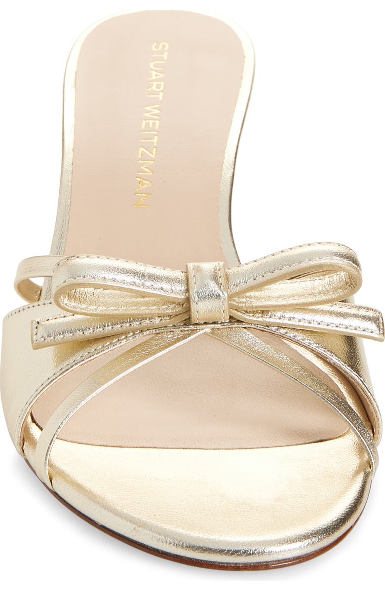 Stuart Weitzman Felicity Slide Sandal, Alternate, color, Platino