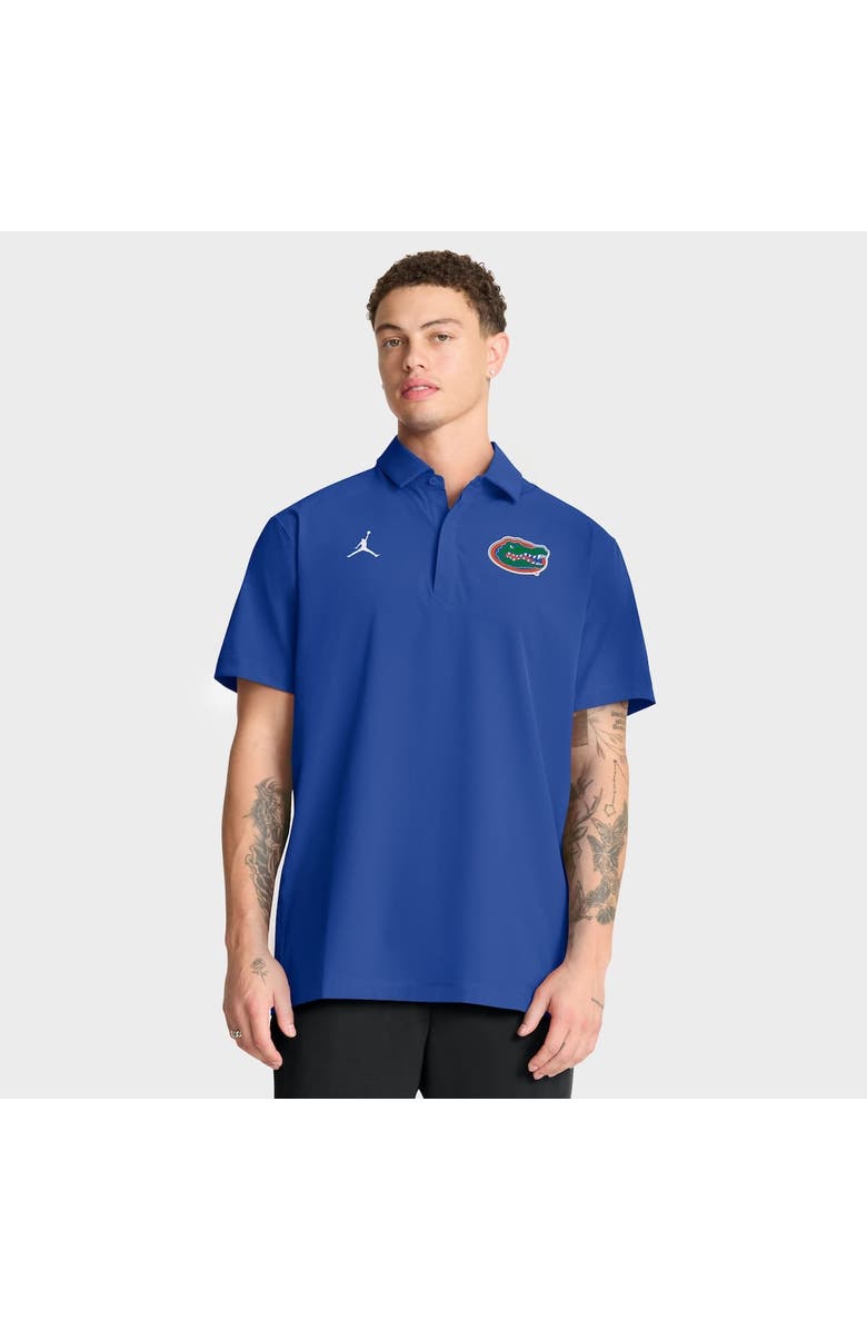 Jordan Brand Men's Jordan Brand Royal Florida Gators 2025 Coaches Sideline Polo, Main, color, Royal