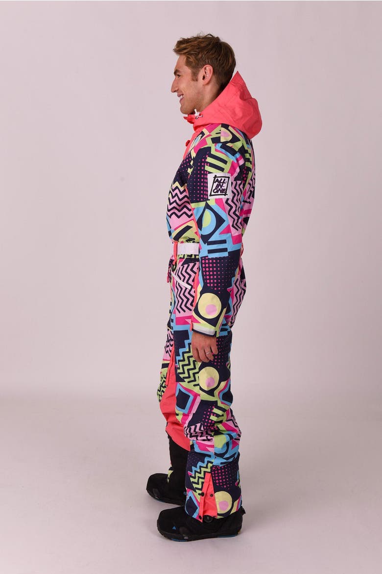 Saved by The Bell Men's Ski Suit, Alternate, color, multi-colour