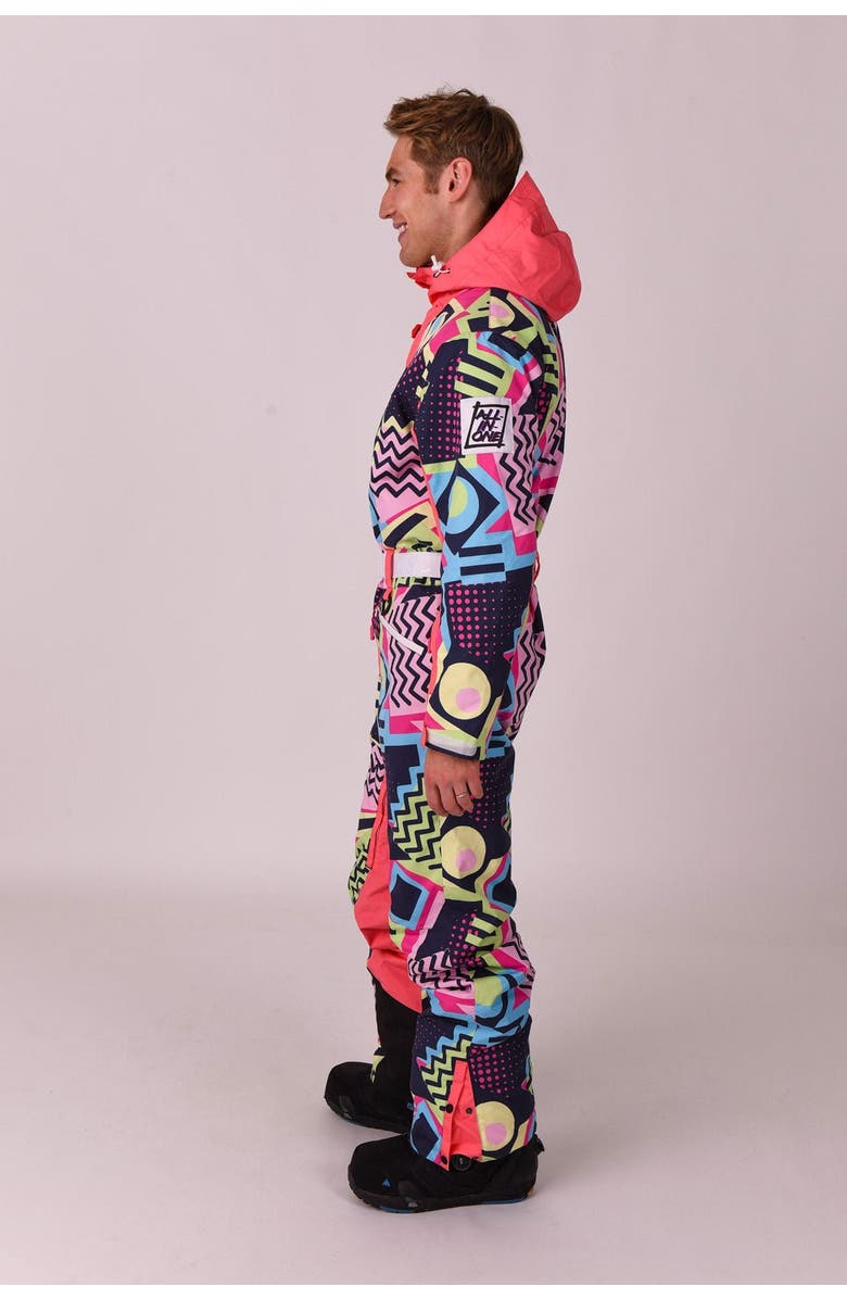 OOSC Saved by The Bell Men's Ski Suit, Alternate, color, Multi-Colour