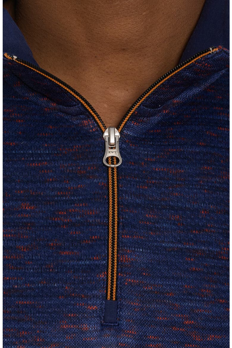 Waterford Space Dye Quarter Zip Pullover, Alternate, color, NAVY