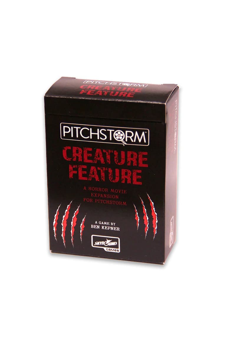 Creature Feature Deck 100 Horror Movie Cards, Standalone Or Expansion, Main, color, Multicolored
