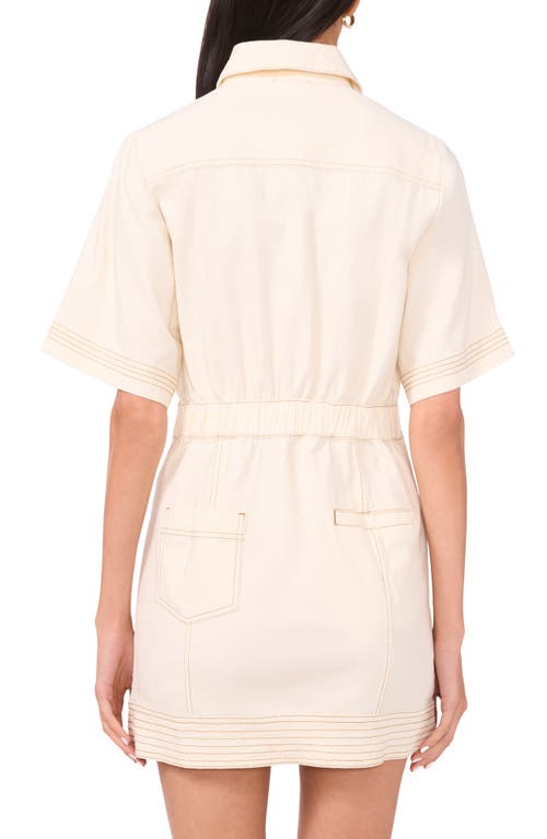 Parker The Alex Mini Shirtdress In Buttercream