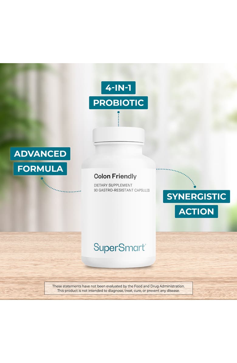 SuperSmart Colon Friendly Probiotics, Alternate, color, NO COLOR