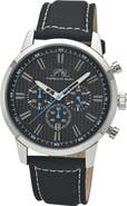 PORSAMO BLEU Ryder Chronograph Canvas Strap Watch, 44mm