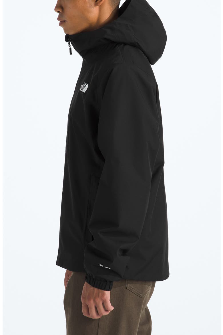 Quest Mono Hooded Waterproof Jacket, Alternate, color, TNF BLACK