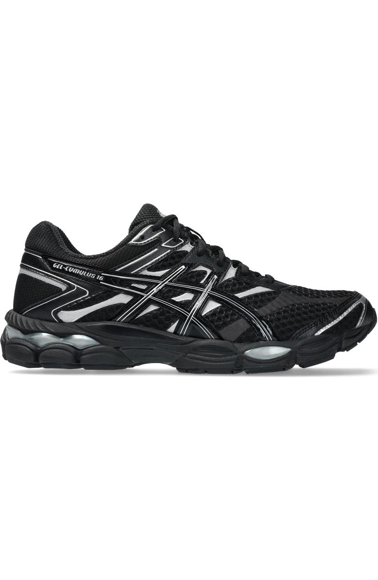 ASICS<sup>®</sup> Gender Inclusive GEL-CUMULUS<sup>®</sup> 16 Sneaker, Alternate, color, Black/ Black