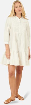 Yumi Cotton Flower Tunic Dress
